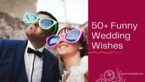 Read more about the article 50+ Funny Wedding Messages – Cute Wishes for Wedding