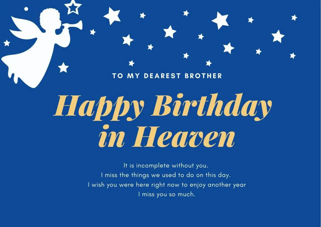 happy birthday to my brother in heaven 2
