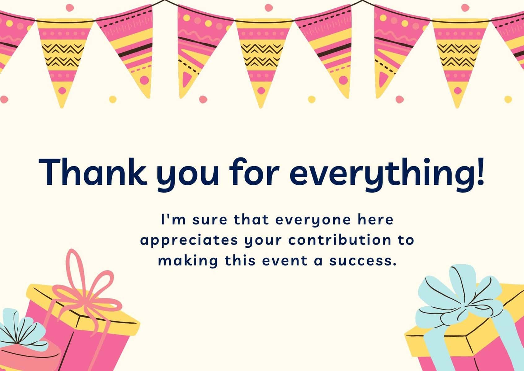 Thank You Message For Attending Event – For Every Occasion – WISHESLY