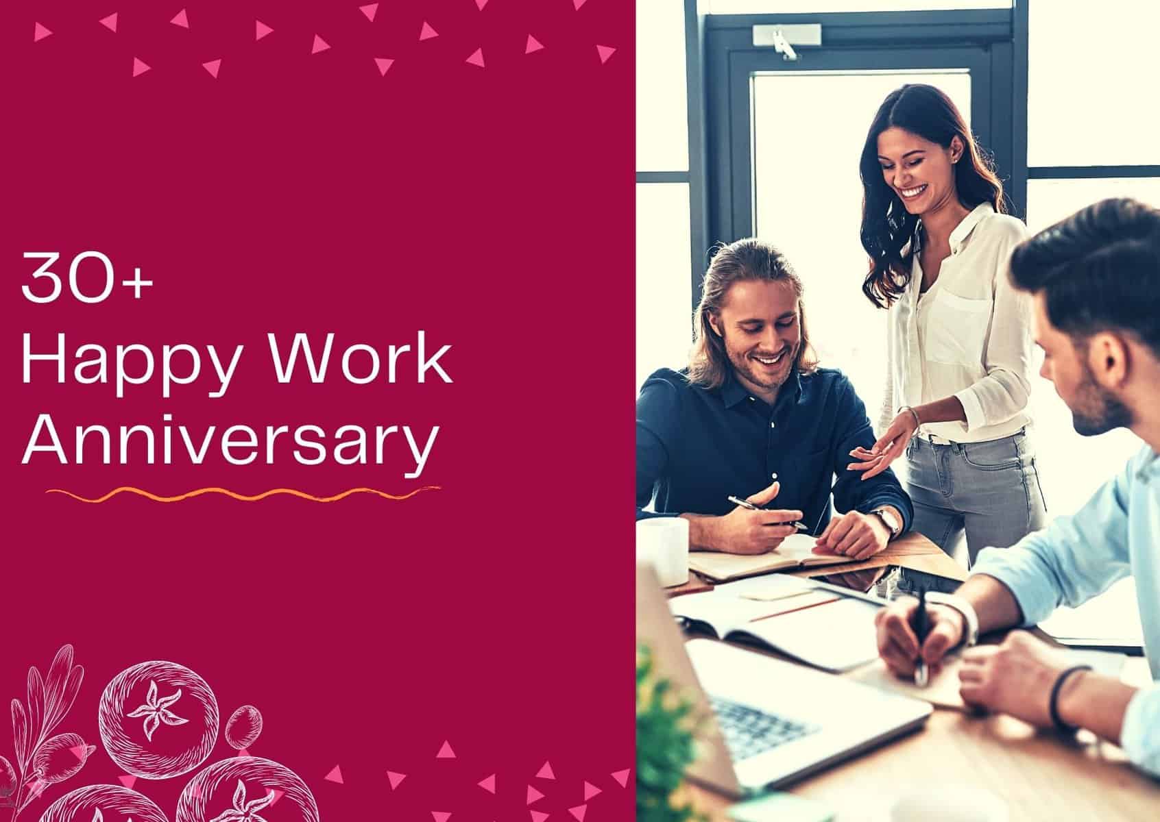 Read more about the article 30+ Happy Work Anniversary – Wishes and Messages
