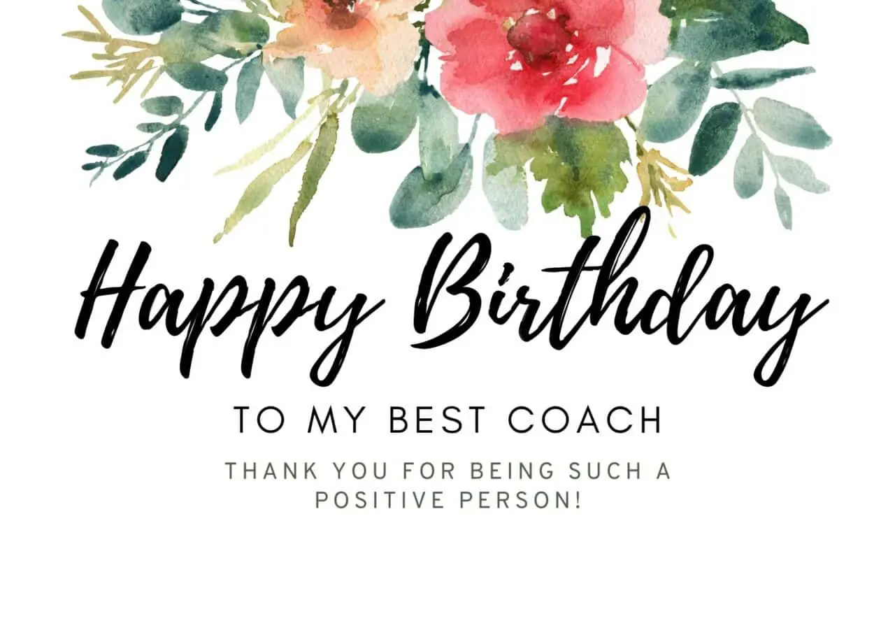 happy birthday coach images