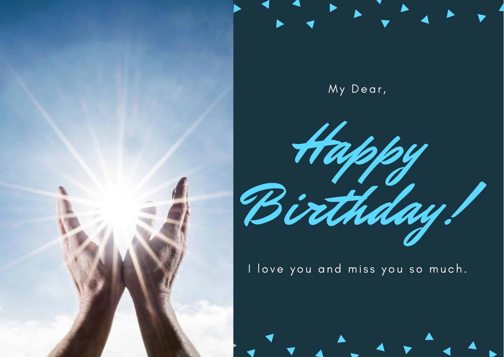 Read more about the article 30+ Happy Birthday in Heaven Husband or Wife – Heavenly Birthday Wishes