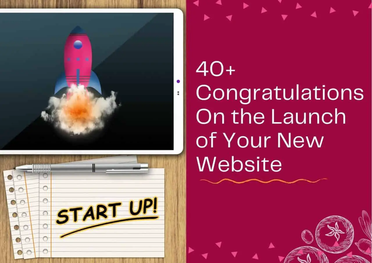 Congratulations On the Launch of Your New Website