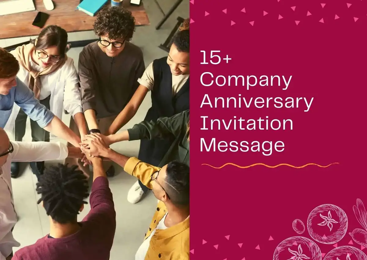 15+ Company Anniversary Invitation Message